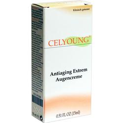 Eine Schachtel mit Anti-Aging-Augencreme von Celyoung.