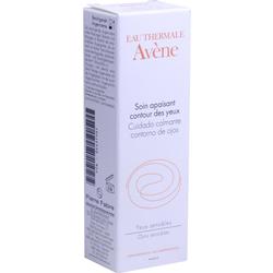 Weiße Verpackung einer beruhigenden Augencreme von Avène.